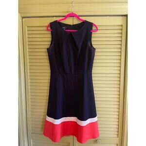 Alyx Blue Color Block Dress - Size 12 - Gently Used